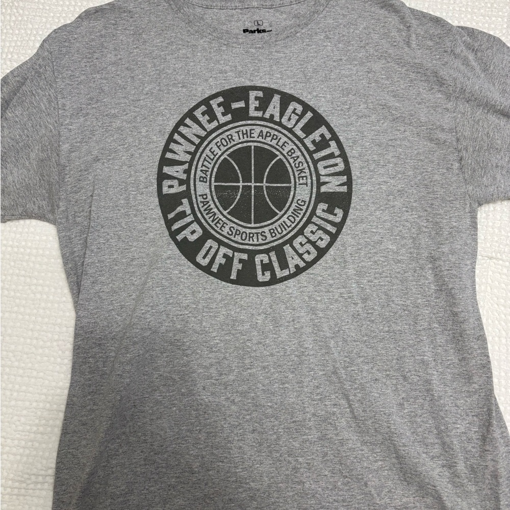 Ripple Junction Gray Pawnee-Eagleton Kids T-Shirt